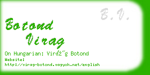 botond virag business card